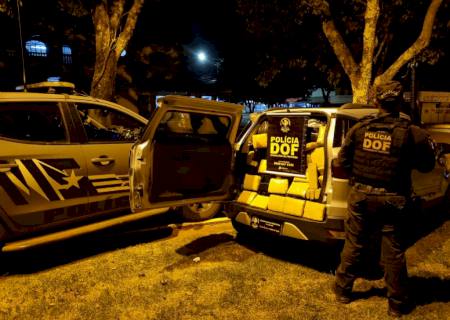 DOF apreende mais de uma tonelada de maconha após perseguição na região de Amambai